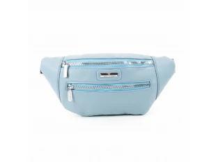Синя чанта за през кръста - Bag to bag